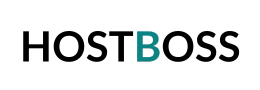 Hostboss Black Transparent Logo